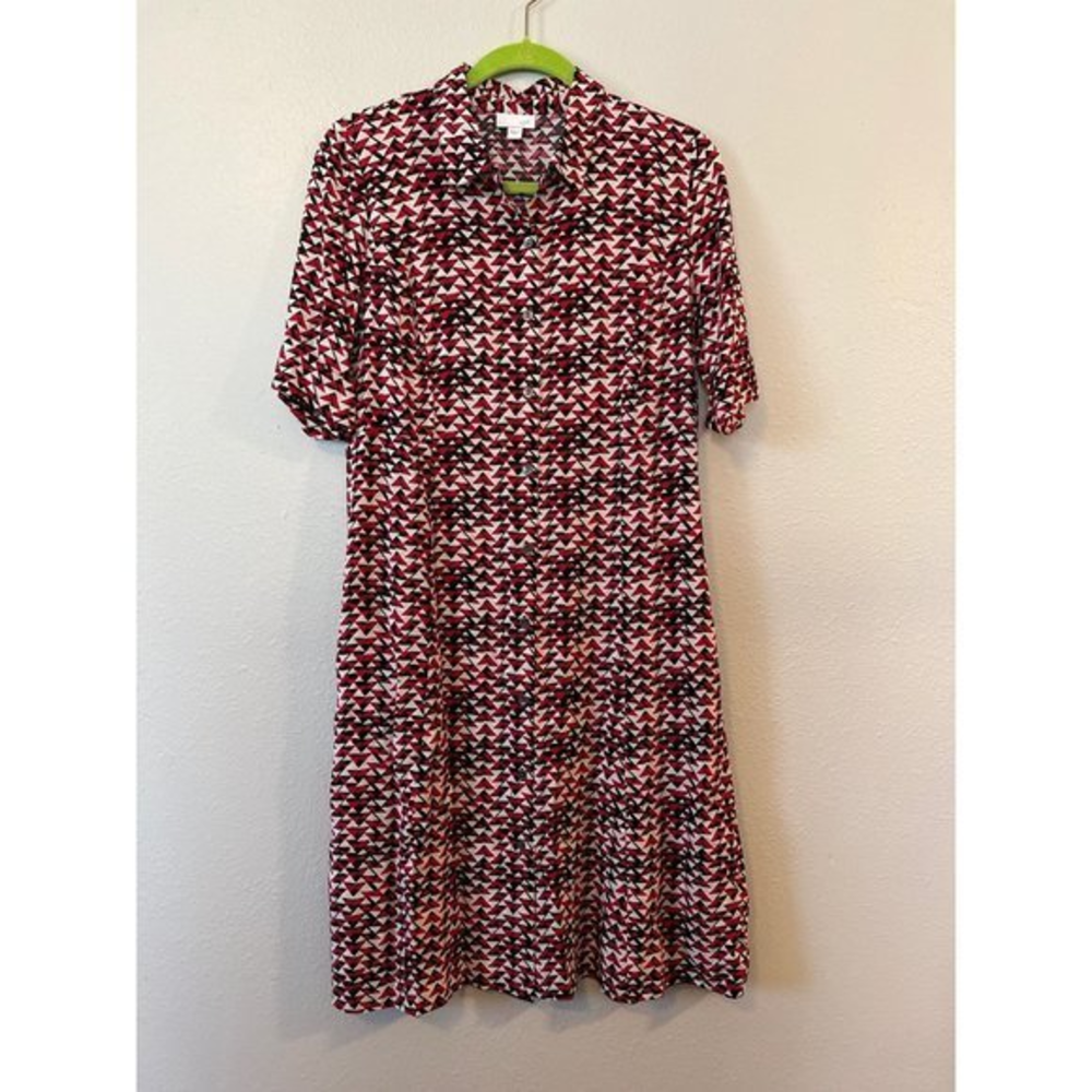 J.‎ Jill Button Down Short Sleeve Dress size 4